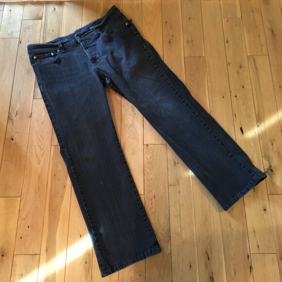 Point Zero Dark Blackish Grey Denim Jeans - Picture 9 of 16